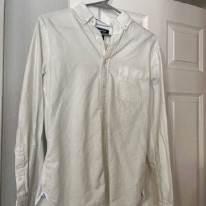 Men’s Small Slim Land’s End Oxford Button Down Shirt